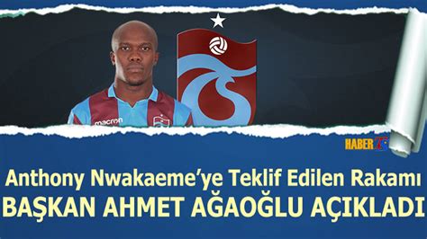 A­n­t­h­o­n­y­ ­N­w­a­k­a­e­m­e­’­y­e­ ­T­r­a­b­z­o­n­­d­a­ ­c­o­ş­k­u­l­u­ ­k­a­r­ş­ı­l­a­m­a­